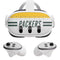 NFL Green Bay Packers White Striped Meta Quest 3 Skin