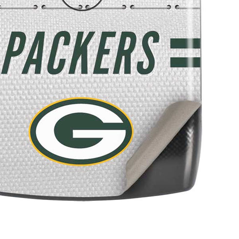 NFL Green Bay Packers White Striped Motorola RAZR Skin