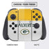 NFL Green Bay Packers White Striped Nintendo Switch Bundle Skin