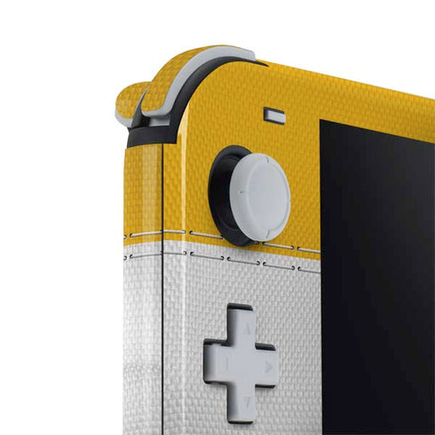 NFL Green Bay Packers White Striped Nintendo Switch Lite Skin