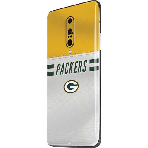 NFL Green Bay Packers White Striped OnePlus 7 Pro Skin