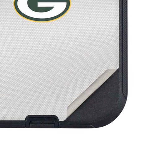 NFL Green Bay Packers White Striped Otterbox Defender iPhone Skin