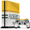 NFL Green Bay Packers White Striped PS4 Console and Controller Bundle Skin