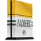 NFL Green Bay Packers White Striped PS4 Console Skin