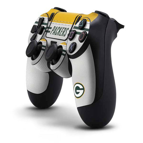 NFL Green Bay Packers White Striped PS4 Controller Skin