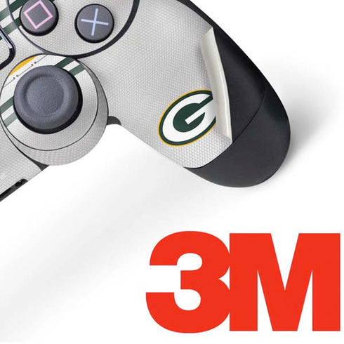 NFL Green Bay Packers White Striped PS4 Controller Skin