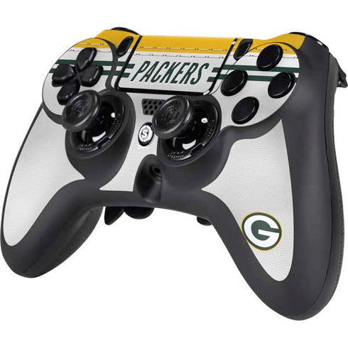 NFL Green Bay Packers White Striped PS4/PC SCUF Impact Controller Skin