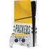 NFL Green Bay Packers White Striped PS5 Slim Disk Bundle Skin