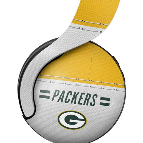 NFL Green Bay Packers White Striped PULSE 3D Wireless Headset for PS5 Skin