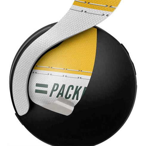 NFL Green Bay Packers White Striped PULSE 3D Wireless Headset for PS5 Skin