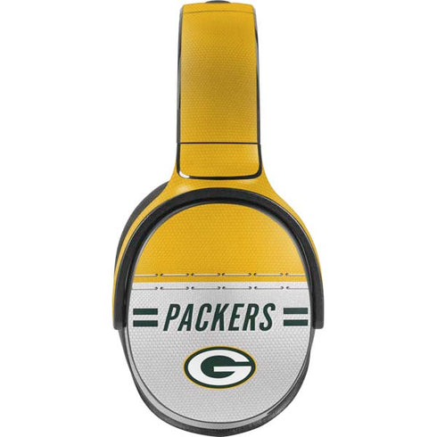 NFL Green Bay Packers White Striped Skullcandy Venue Skin