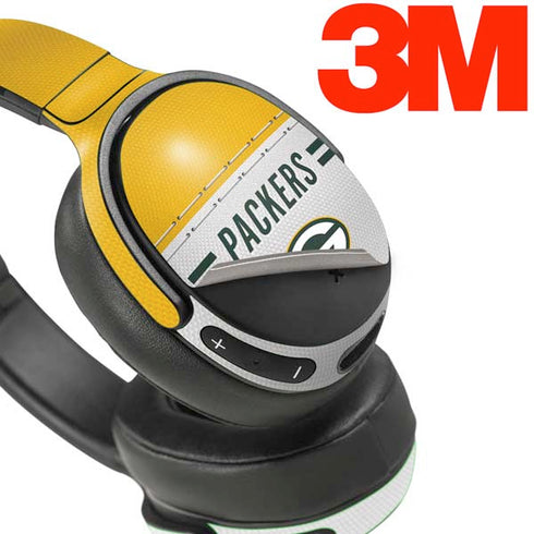 NFL Green Bay Packers White Striped Skullcandy Venue Skin