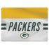 NFL Green Bay Packers White Striped Surface Laptop 2 Skin