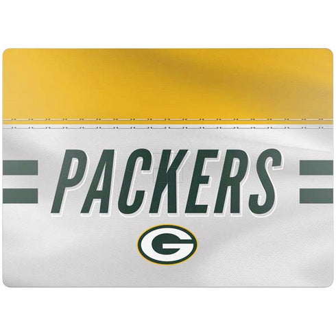 NFL Green Bay Packers White Striped Surface Laptop 4 15in Skin