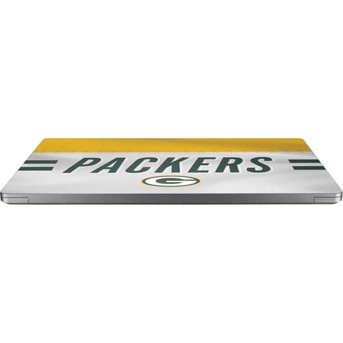 NFL Green Bay Packers White Striped Surface Laptop 4 15in Skin