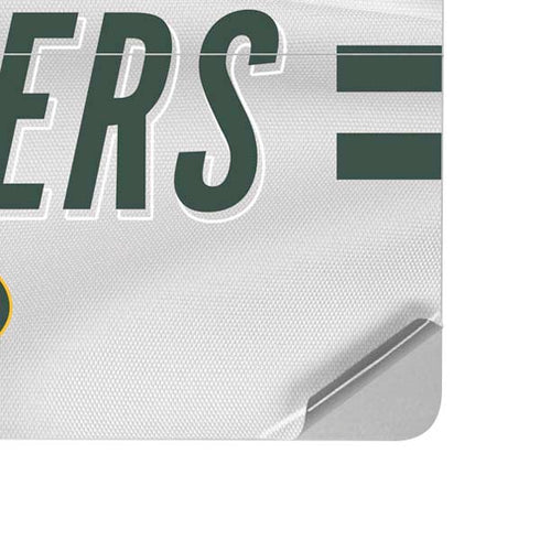NFL Green Bay Packers White Striped Surface Laptop Studio Skin