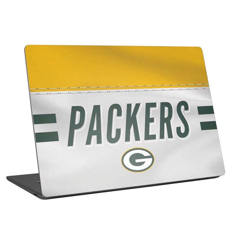 NFL Green Bay Packers White Striped Universal Laptop 11in (8.8 x 6.2in) Skin