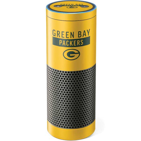 NFL Green Bay Packers Yellow Performance Series Amazon Echo Skin