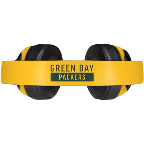 NFL Green Bay Packers Yellow Performance Series Beats Solo Pro Skin