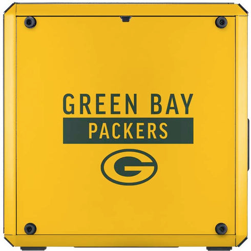 NFL Green Bay Packers Yellow Performance Series Cooler Master MasterBox Q300L Mini Tower Skin
