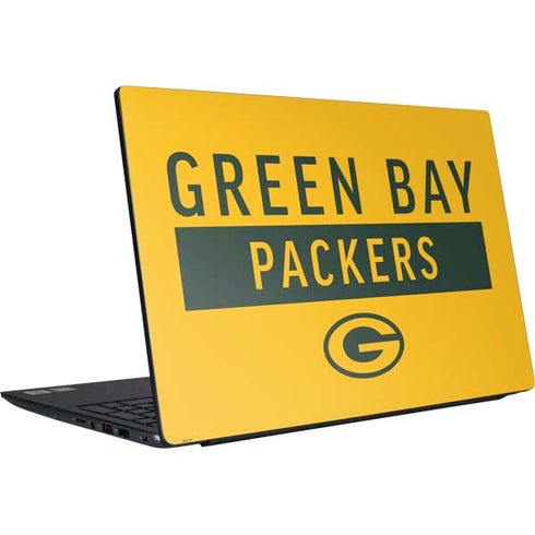 NFL Green Bay Packers Yellow Performance Series Dell Vostro Skin