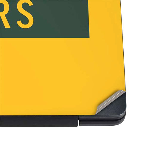 NFL Green Bay Packers Yellow Performance Series Dell Vostro Skin