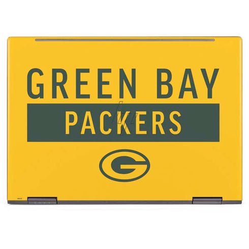 NFL Green Bay Packers Yellow Performance Series HP Envy Skin