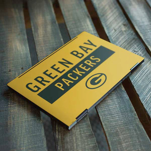 NFL Green Bay Packers Yellow Performance Series HP Envy Skin