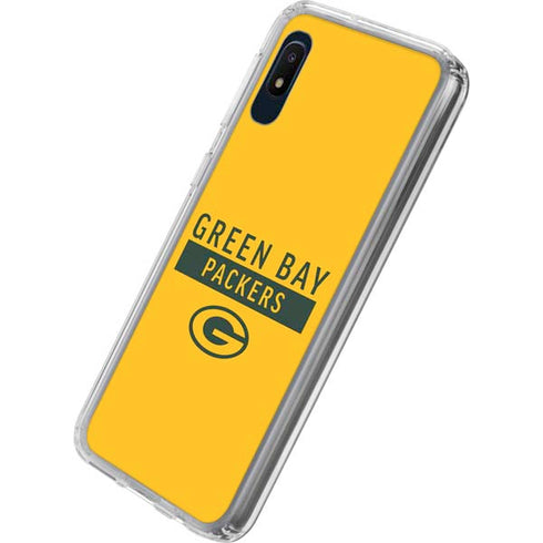 NFL Green Bay Packers Yellow Performance Series Galaxy A10e Clear Case
