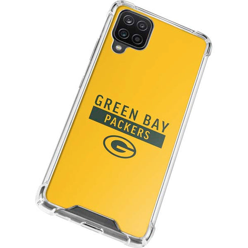NFL Green Bay Packers Yellow Performance Series Galaxy A12 Clear Case
