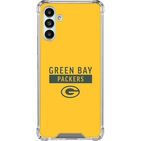 NFL Green Bay Packers Yellow Performance Series Galaxy A13 5G Clear Case
