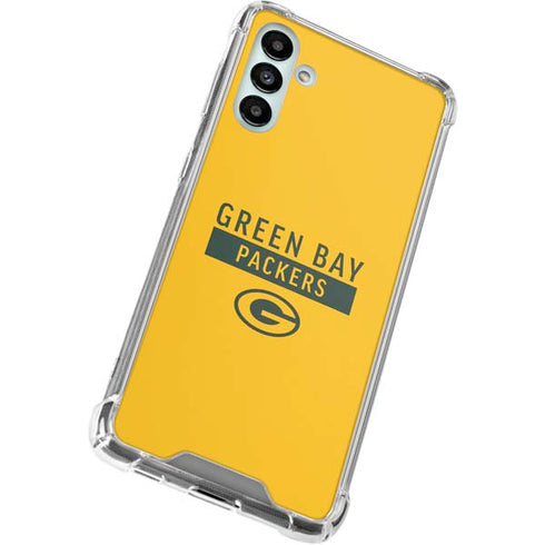 NFL Green Bay Packers Yellow Performance Series Galaxy A13 5G Clear Case