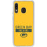 NFL Green Bay Packers Yellow Performance Series Galaxy A20 Clear Case