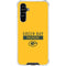 NFL Green Bay Packers Yellow Performance Series Galaxy A54 5G Clear Case