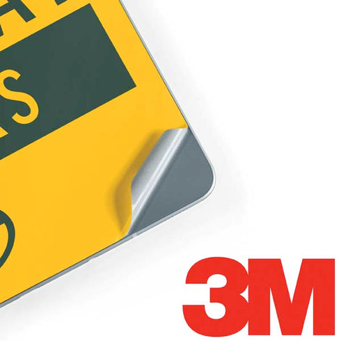 NFL Green Bay Packers Yellow Performance Series Galaxy Book 12in Skin