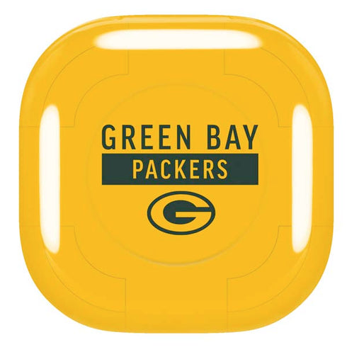 NFL Green Bay Packers Yellow Performance Series Galaxy Buds Pro Skin