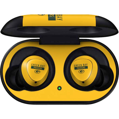 NFL Green Bay Packers Yellow Performance Series Galaxy Buds Skin