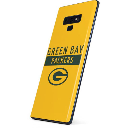 NFL Green Bay Packers Yellow Performance Series Galaxy Note 9 Skin