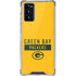 NFL Green Bay Packers Yellow Performance Series Galaxy Note20 5G Clear Case