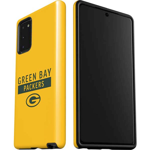 NFL Green Bay Packers Yellow Performance Series Galaxy Note20 5G Pro Case