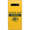 NFL Green Bay Packers Yellow Performance Series Galaxy S10 Plus Skin