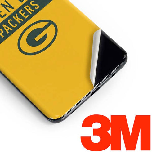 NFL Green Bay Packers Yellow Performance Series Galaxy S10 Plus Skin
