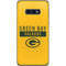 NFL Green Bay Packers Yellow Performance Series Galaxy S10e Skin