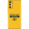 NFL Green Bay Packers Yellow Performance Series Galaxy S20 Fan Edition Skin