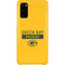 NFL Green Bay Packers Yellow Performance Series Galaxy S20 Lite Case