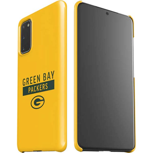 NFL Green Bay Packers Yellow Performance Series Galaxy S20 Lite Case