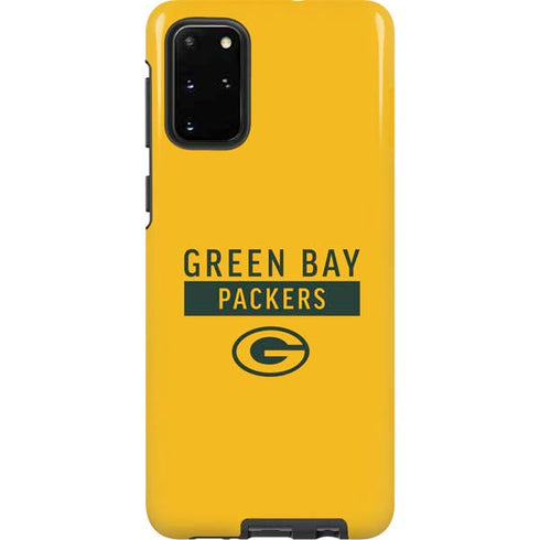 NFL Green Bay Packers Yellow Performance Series Galaxy S20 Plus Pro Case