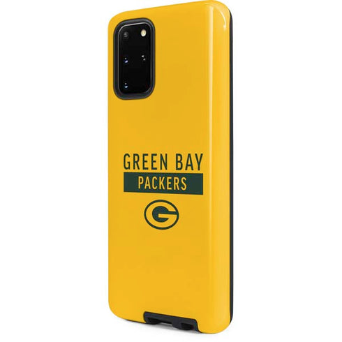 NFL Green Bay Packers Yellow Performance Series Galaxy S20 Plus Pro Case