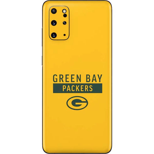 NFL Green Bay Packers Yellow Performance Series Galaxy S20 Plus Skin