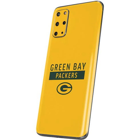 NFL Green Bay Packers Yellow Performance Series Galaxy S20 Plus Skin